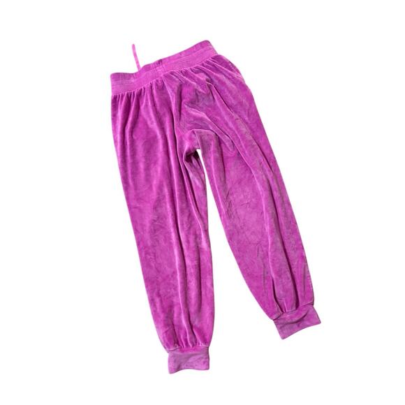 NWOT Victoria Secret On Point Jogger Pants Pink M Medium Velour Velvet - Picture 6 of 6